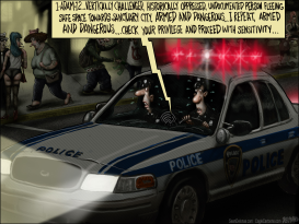 POLICE PC SANCTUARY by Sean Delonas