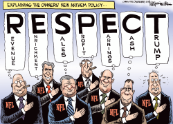 NFL ANTHEM POLICY by Kevin Siers