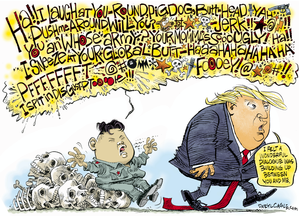  NORTH KOREA DIALOGUE by Daryl Cagle