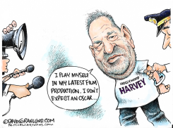 HARVEY WEINSTEIN ARRESTED by Dave Granlund