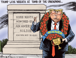 MEMORIAL DAY TRUMP by Kevin Siers