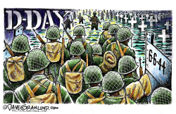 D-DAY JUNE 6TH TRIBUTE by Dave Granlund