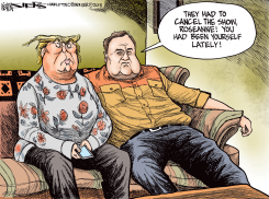 ROSEANNE BARR CANCELLED by Kevin Siers