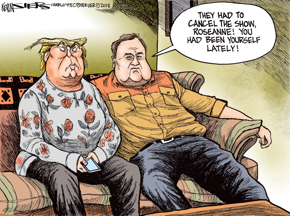  ROSEANNE BARR CANCELLED by Kevin Siers