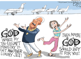 REV JESSE DUPLANTIS by Pat Bagley