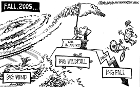 BIG WINDFALL by Mike Keefe