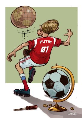 PUTIN Y EL FUTBOL by Dario Castillejos