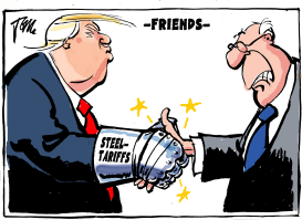 TRUMP AND FRIENDS by Tom Janssen