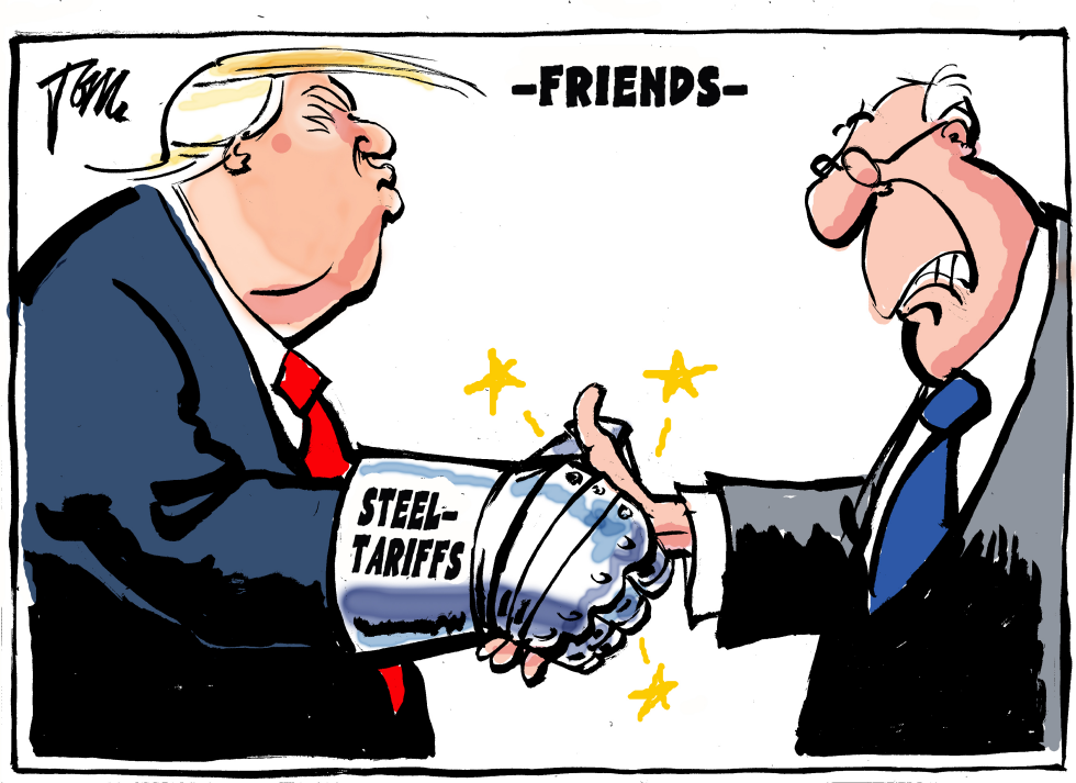  TRUMP AND FRIENDS by Tom Janssen