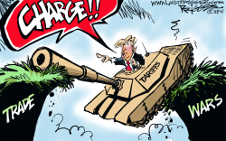 TRUMP TRADE TARIFFS by Milt Priggee