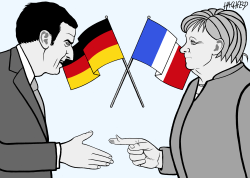 MACRON, MERKEL CONVERGENCE by Rainer Hachfeld