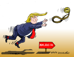 TRUMP WISH THE NOBEL/TRUMP ANSíA EL NOBEL by Arcadio Esquivel