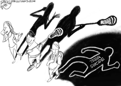 TEEN SUICIDE by Pat Bagley