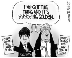 TRUMP AND BLAGOJEVICH by John Cole