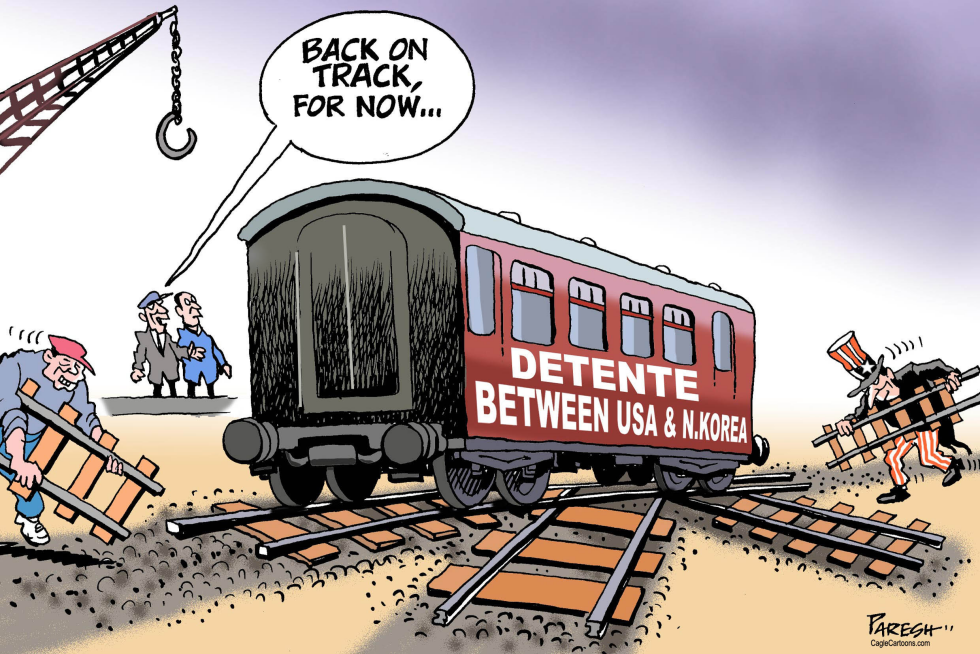  US-N.KOREA DETENTE by Paresh Nath