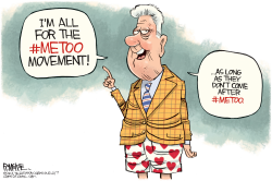 BILL CLINTON METOO by Rick McKee