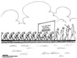 NO EVOLUTION IN KANSAS by RJ Matson