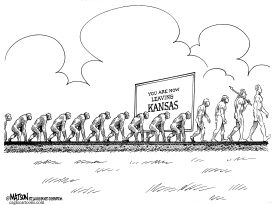 NO EVOLUTION IN KANSAS by RJ Matson