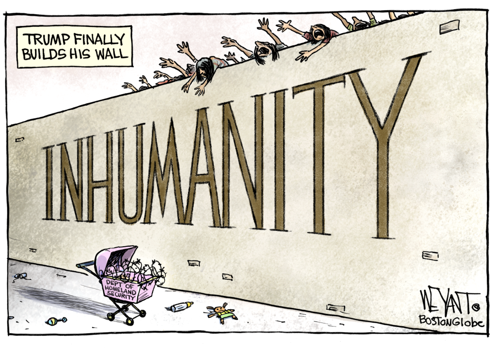  WALL OF INHUMANITY by Christopher Weyant