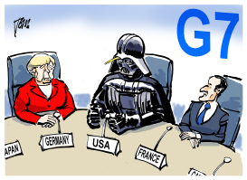 TRUMP AND G7 by Tom Janssen