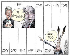 CLINTON OUTRAGE by Adam Zyglis