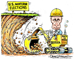 PUTIN AND US MIDTERMS by Dave Granlund