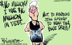 BILL CLINTON by Milt Priggee