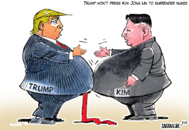 TRUMP KIM SUMMIT by Sabir Nazar