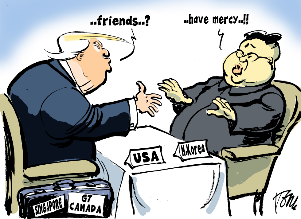  TRUMP KIM SUMMIT by Tom Janssen