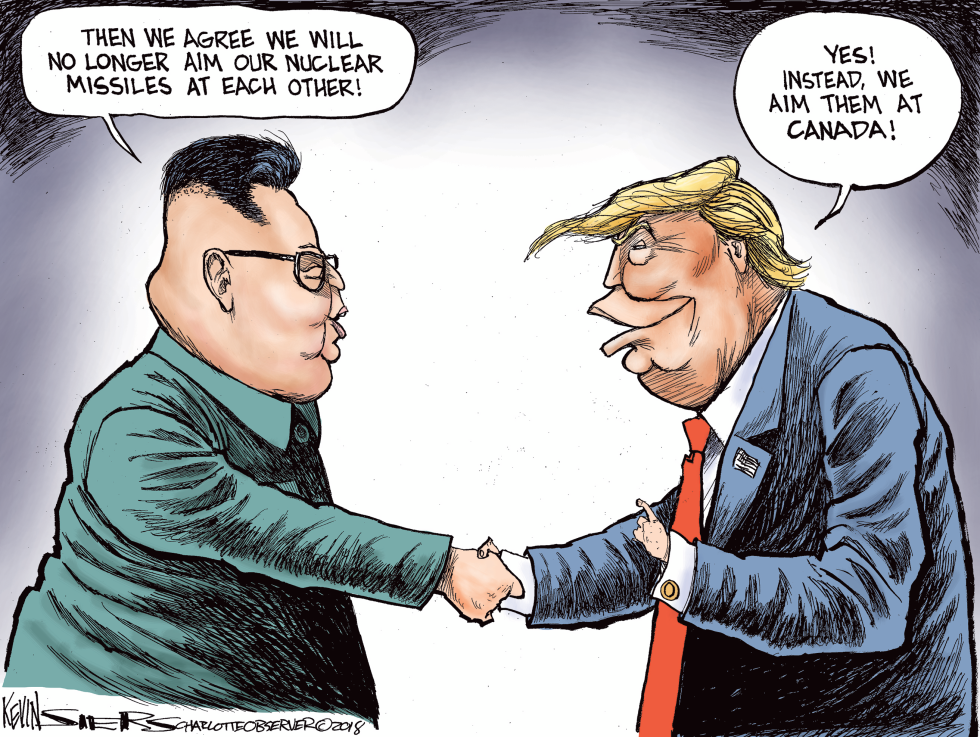  TRUMP KIM SUMMIT by Kevin Siers