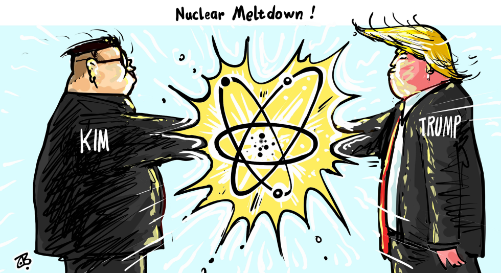  NUCLEAR MELTDOWN by Emad Hajjaj