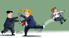 TRUMP KIM AND G7/TRUMP KIM Y EL G7 by Arcadio Esquivel