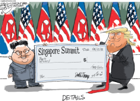 KOREA CHECK by Pat Bagley