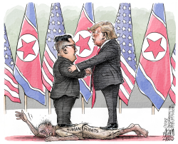 THE HANDSHAKE by Adam Zyglis