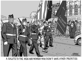 VETERANS DAY SALUTE by RJ Matson