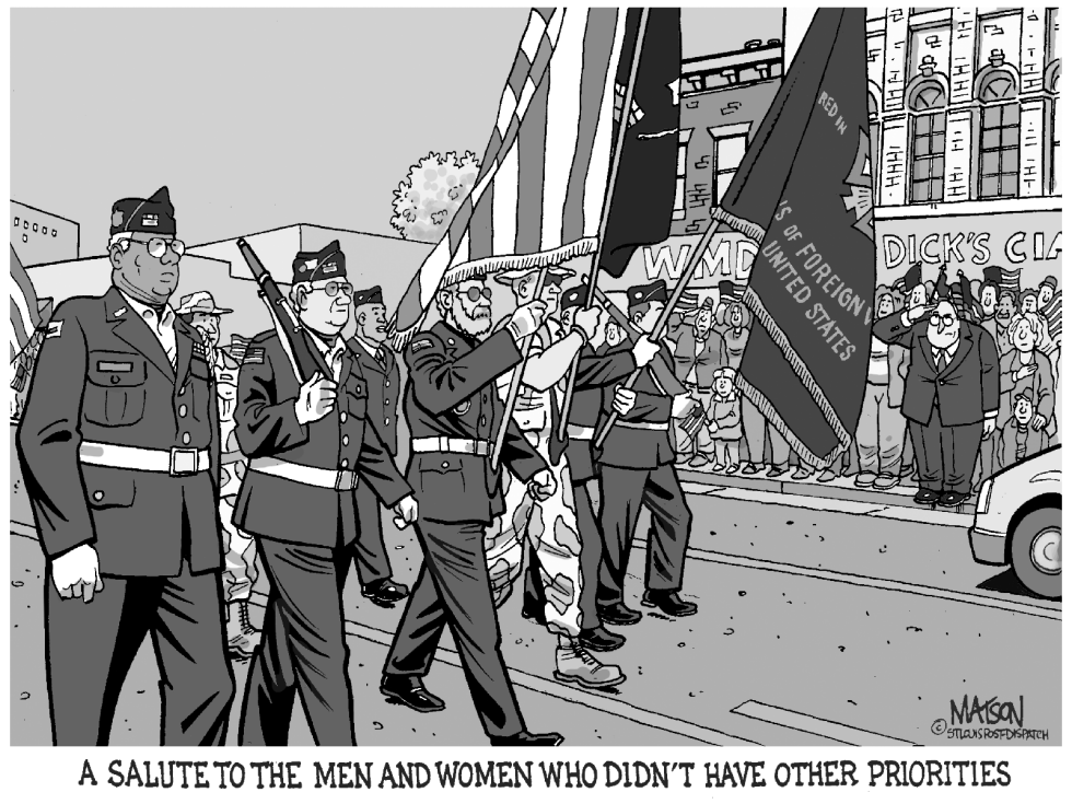  VETERANS DAY SALUTE by RJ Matson