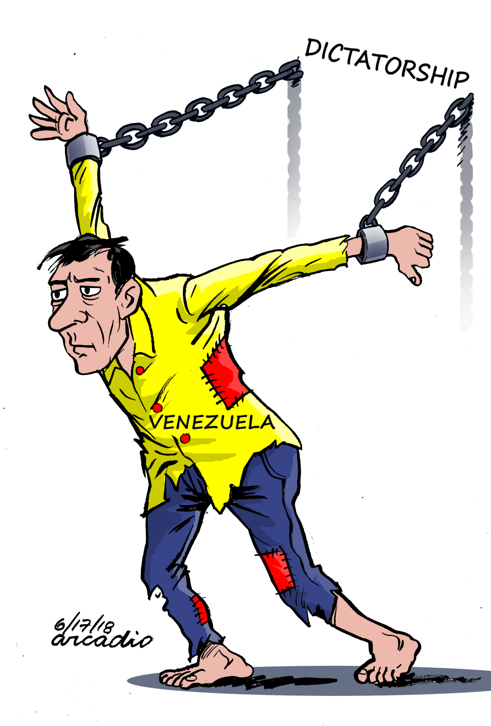  DICTATORSHIP IN VENEZULA by Arcadio Esquivel