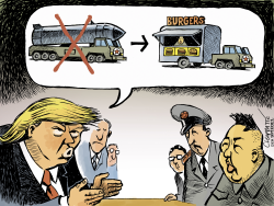 HOW TRUMP CONVINCED KIM by Patrick Chappatte