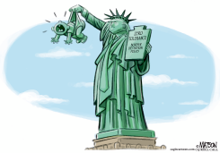 STATUE OF ZERO TOLERANCE by RJ Matson