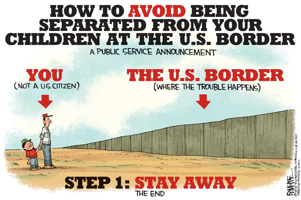  FAMILY SEPARATION PSA by Rick McKee