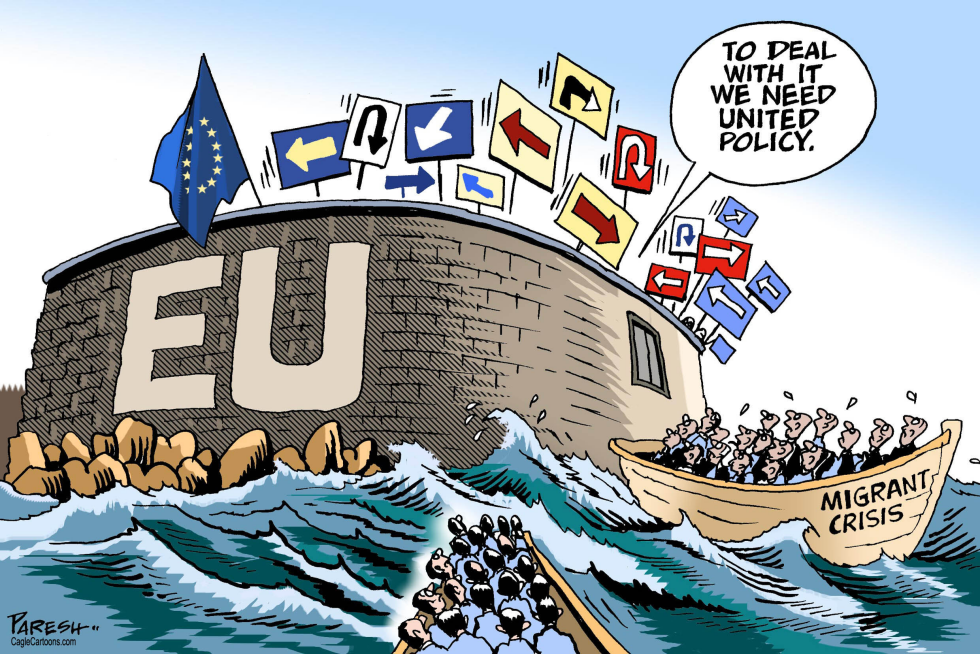  EU MIGRANT CRISIS by Paresh Nath