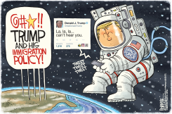 TRUMP SPACE FORCE by Rick McKee