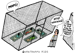 SEPARATION OF KIDS IN CAGES by Schot