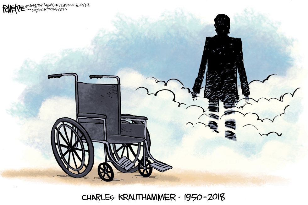  KRAUTHAMMER OBIT by Rick McKee