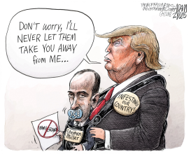 STEPHEN MILLER by Adam Zyglis