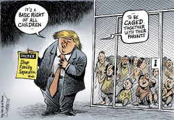 TRUMP AND THE MIGRANT CHILDREN by Patrick Chappatte