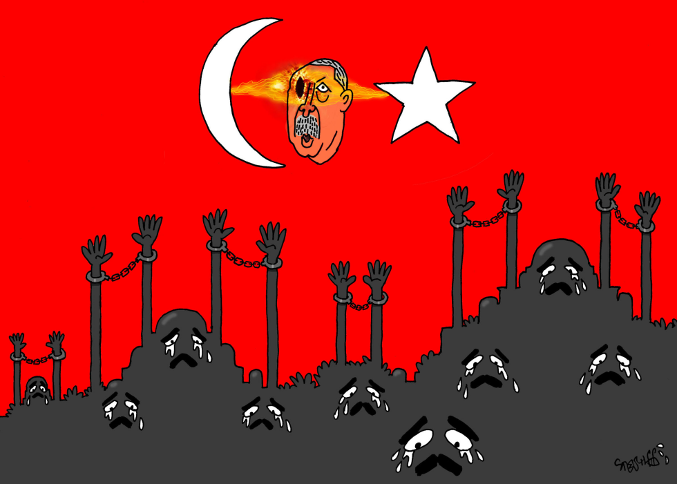  EVIL EYE OF ERDOGAN by Stephane Peray