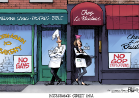 INTOLERANCE by Nate Beeler