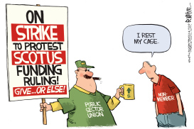 SCOTUS UNION RULING by Rick McKee