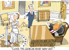 TRUMPING JUSTICE by Pat Bagley